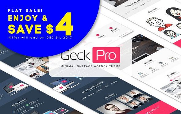 GeckPro - Multi-purose Bootstrap HTML