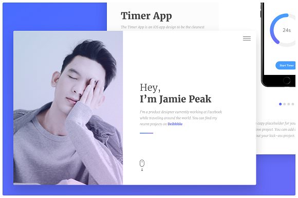 Screen - Minimal Portfolio Template