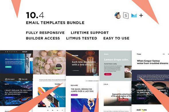 10 Email templates bundle IV